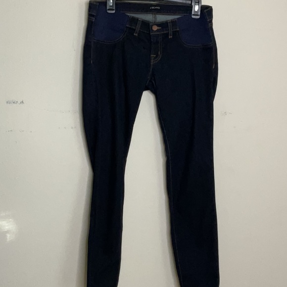 217. J BRAND MAMA J Starless Maternity Blue Jeans 30 /10 - Picture 3 of 14